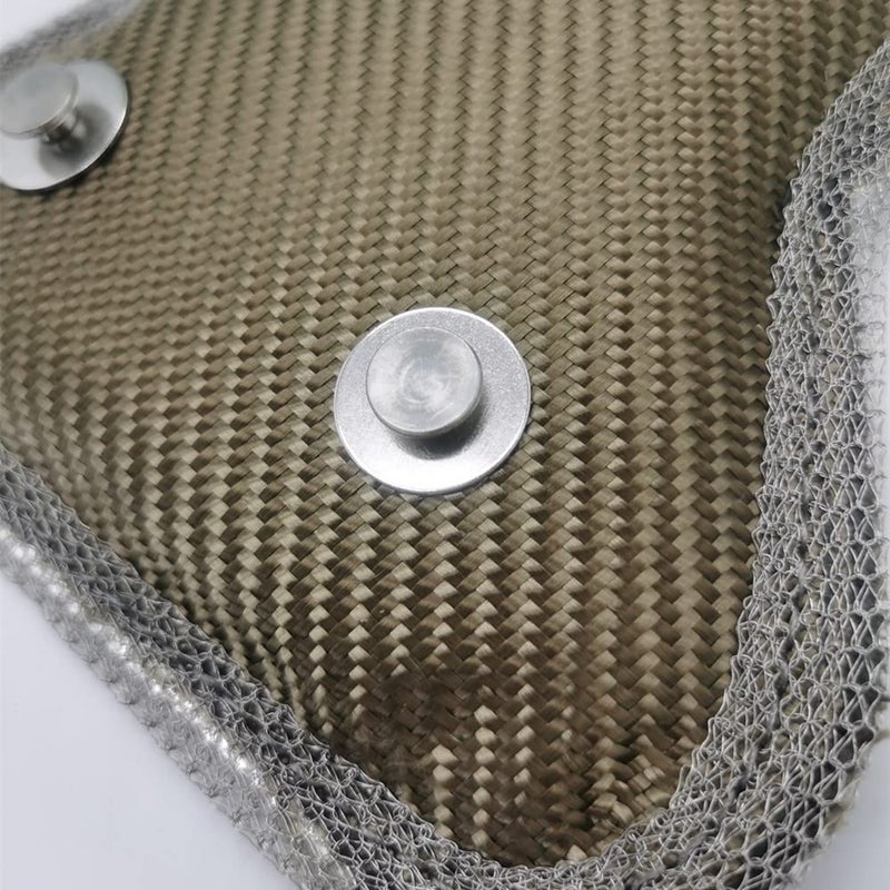 BSTFLEX Turbo Heat Shield Turbocharger Blanket Wrap Spring for Subaru WRX Titanium - Image 4